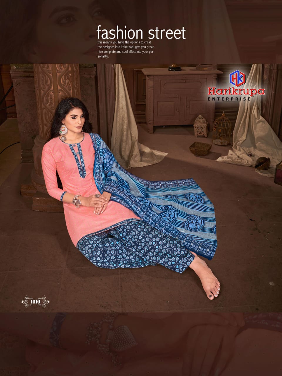 Harikrupa Aradhana 1 Latest Fancy Regular Wear pure Cotton Designers  Punjabi Dress Material Collection 